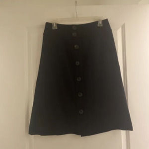 NWOT Grace Elements Button Midi Skirt Cute A-Line - Size 4